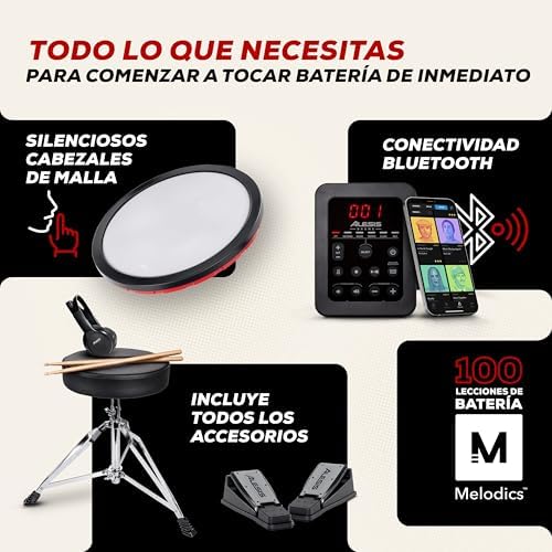 Alesis Turbo Max pads de malla de 8 pulgadas en detalle