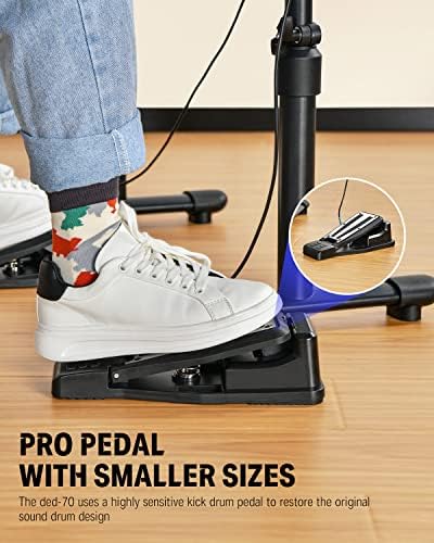 Donner DED-70 - Pedal de bombo y sistema de soporte