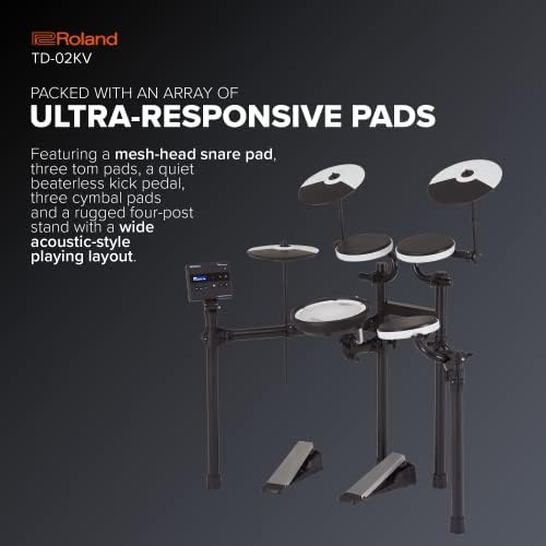 Roland TD-02KV pads y platillos sensibles
